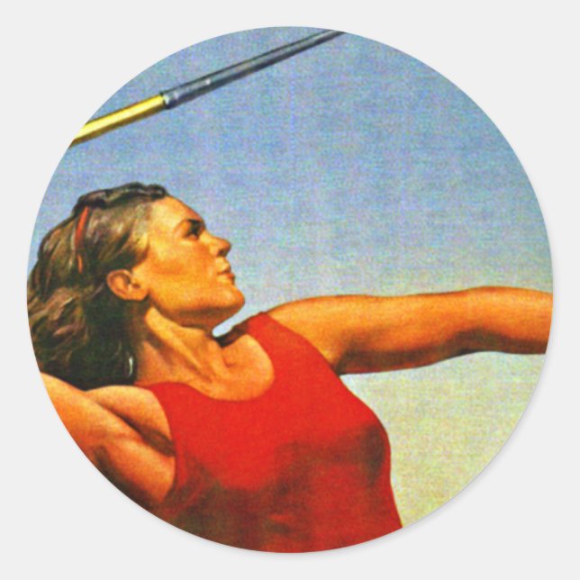 Sticker Rond Tout le monde dans le Stade ! (Devant)