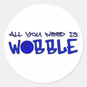 Sticker Rond Tout que vous avez besoin est BASSE du shimmy