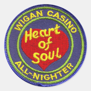 Sticker Rond Toute la nuit du Wigan Casino