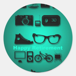 Sticker Rond Toutes les choses que vous aimez les cadeaux de re