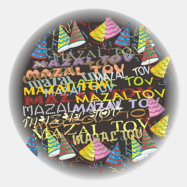 Sticker Rond tov mazout (Devant)