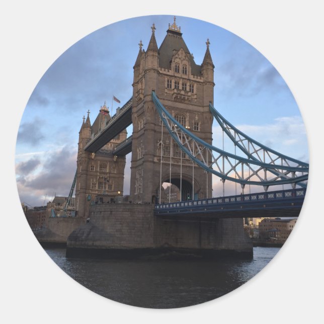 Sticker Rond Tower Bridge (Devant)