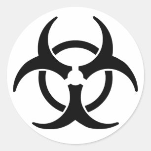 Sticker Rond Toxique