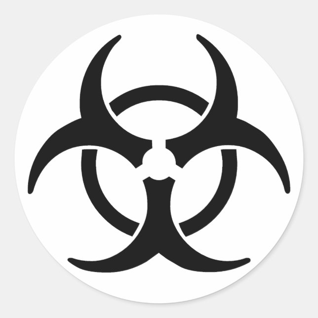 Sticker Rond Toxique (Devant)