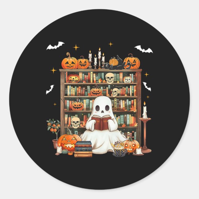 Sticker Rond Tracer Ou Enseigner Éffrayant Enseignant Cute Fant (Devant)