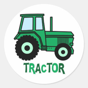 Sticker Rond Tracteur