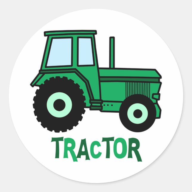 Sticker Rond Tracteur (Devant)