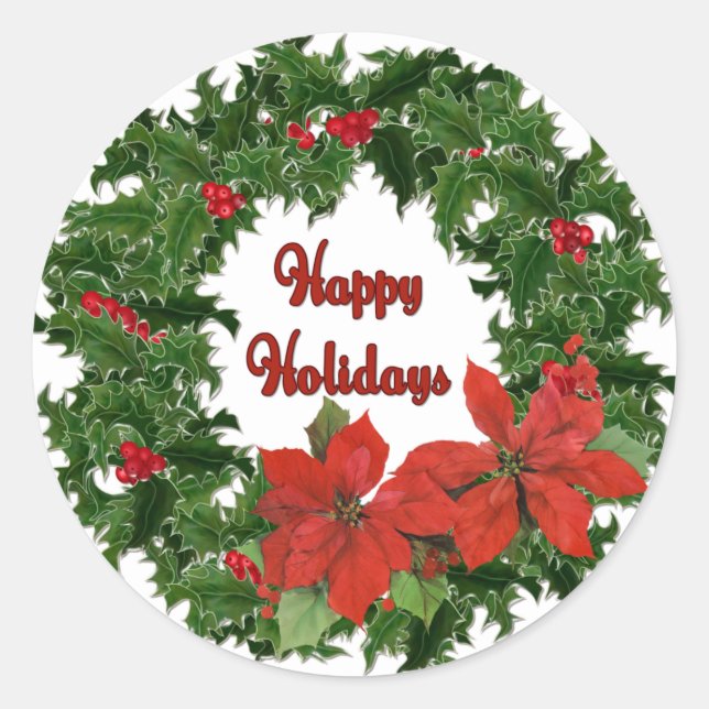 Sticker Rond Traditions de la couronne sainte (Devant)