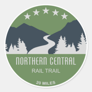 Sticker Rond Trail du centre-nord