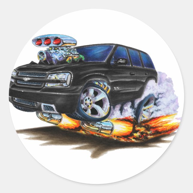 Sticker Rond Trailblazer SS Black Truck (Devant)