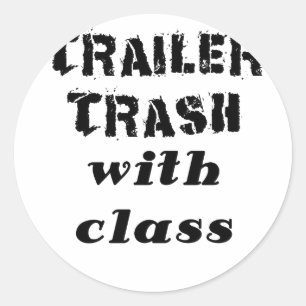 Sticker Rond Trailer avec classe
