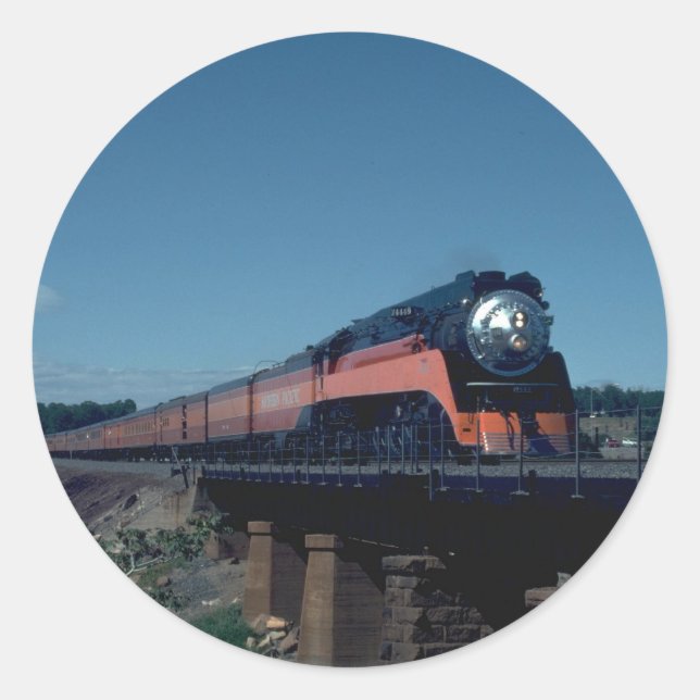 Sticker Rond Train "Daylight" SP, dirigé par 4-8-4 (Devant)