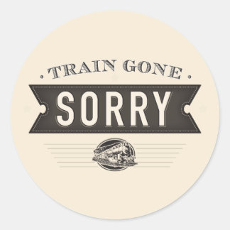Sticker Rond Train, désolé.