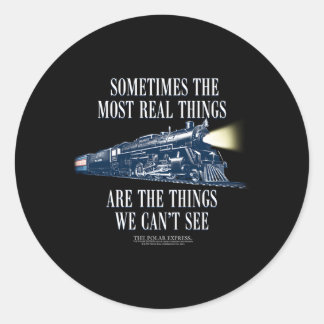 Sticker Rond Train d'Express polaire