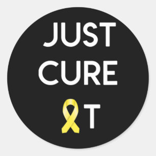 Sticker Rond TRAITER LA CONNAISSANCE DU Cancer chez l'enfant