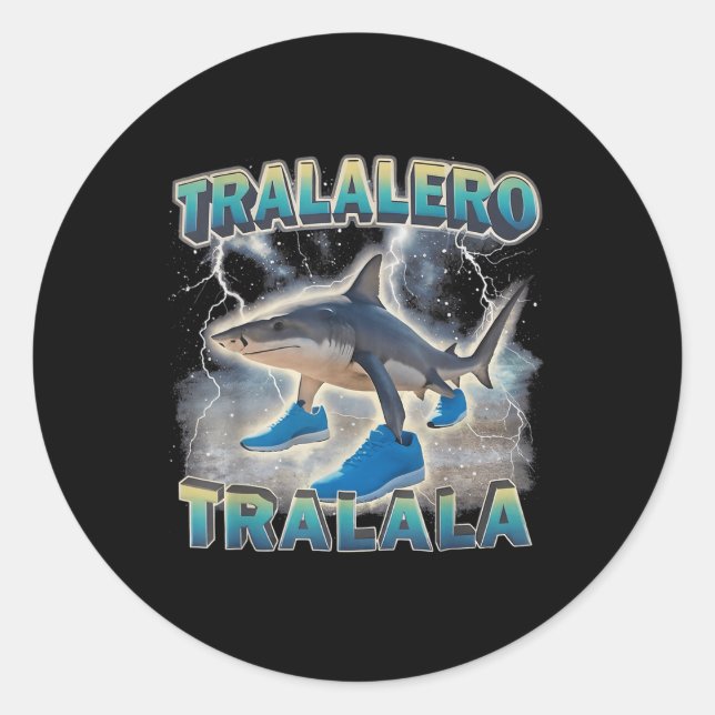 Sticker Rond Tralalero (Devant)