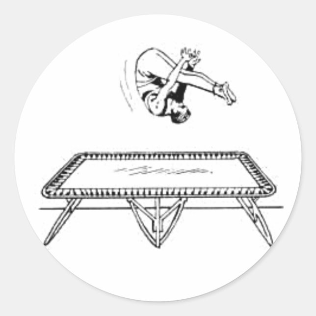 Sticker Rond Trampoline (Devant)