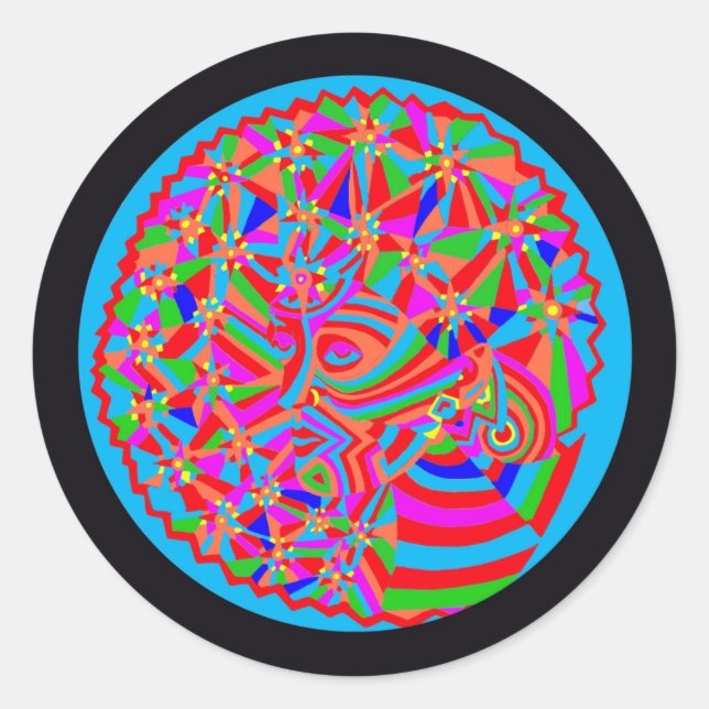 Sticker Rond Trance magique (Devant)