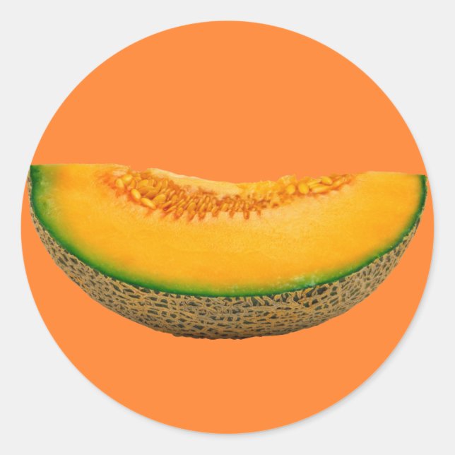 Sticker Rond Tranche de melon (Devant)