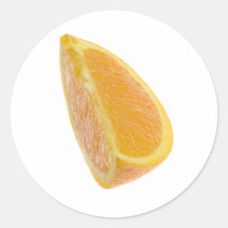 Sticker Rond Tranche d'orange