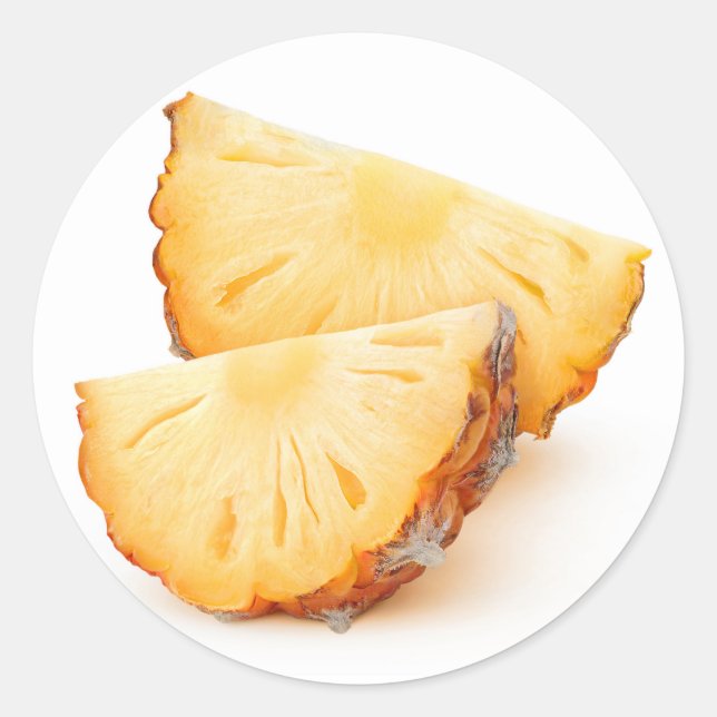 Sticker Rond Tranches d'ananas (Devant)