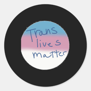 Sticker Rond Trans Masc Pin Transgenre Vit Pin Fabriqué Par