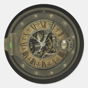 Sticker Rond Transtemporator du temple de Professsor