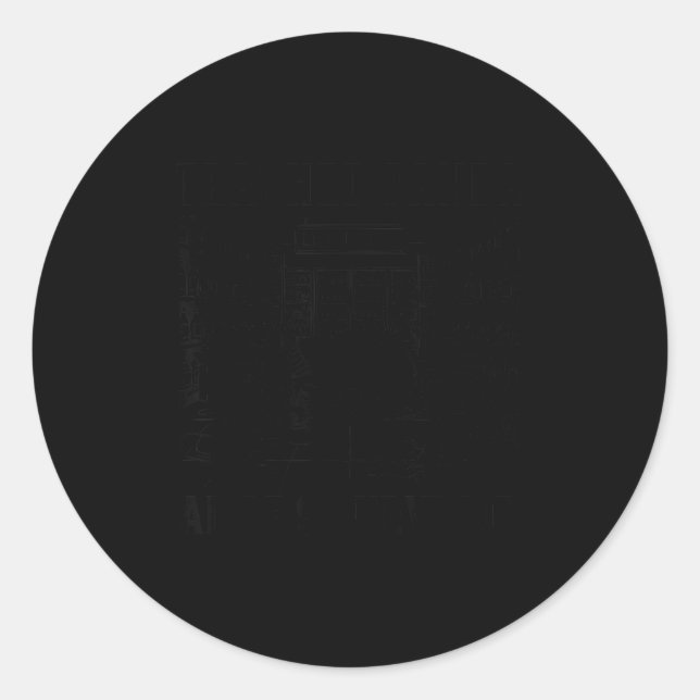 Sticker Rond Trashed Panda Liquore Funny Hangover Crazy Drunk R (Devant)