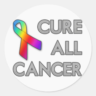Sticker Rond Traure tous les cancers