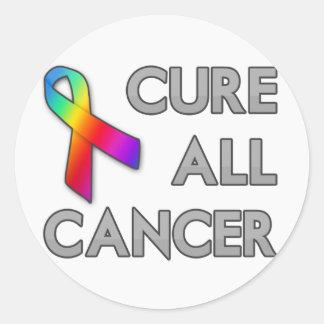 Sticker Rond Traure tous les cancers