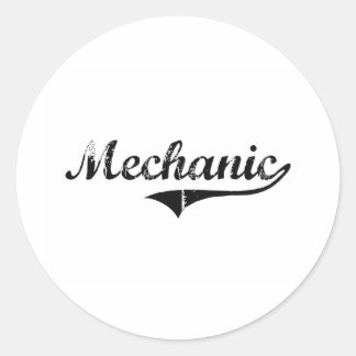 Sticker Rond Travail de mécanicien