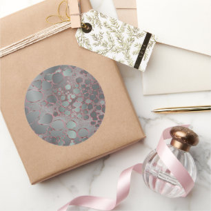 Sticker Rond Travail numérique Abstrait 3