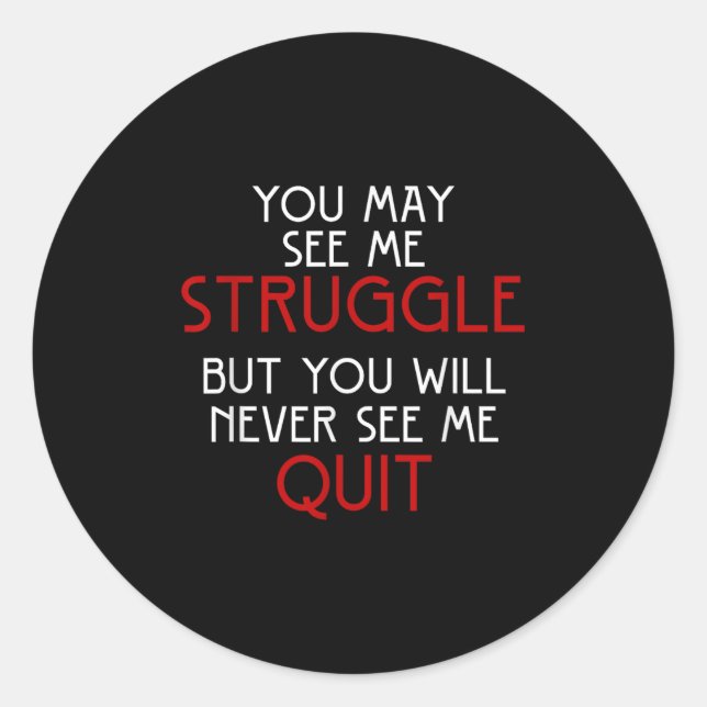 Sticker Rond Travailleur Indépendant Lancer Nouveau Citation Ca (Devant)