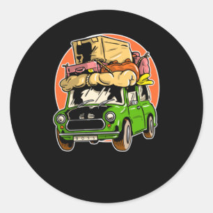 Sticker Rond Traveller