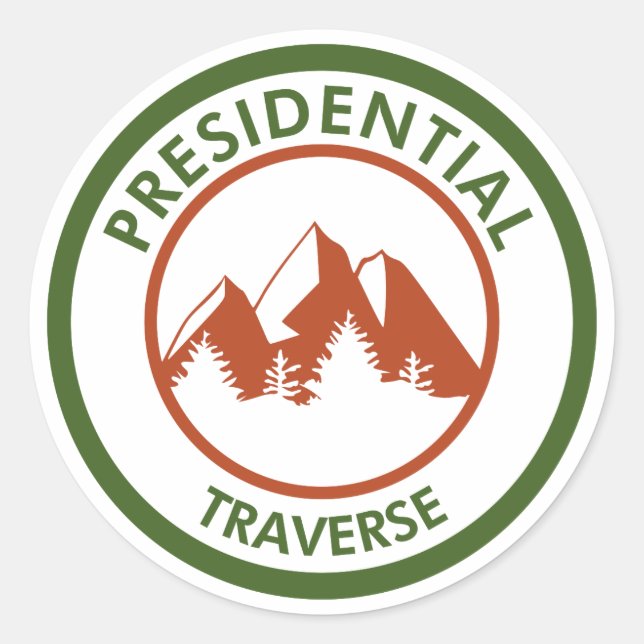 Sticker Rond Traverse présidentielle (Devant)