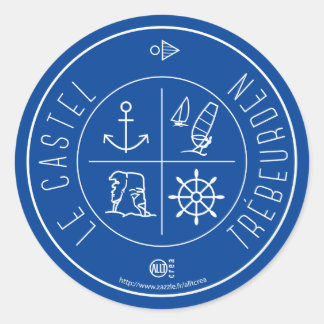 Sticker Rond Trébeurden-Le Castel