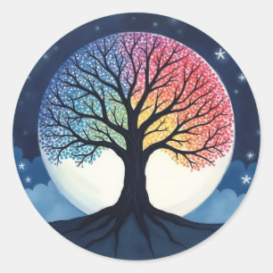 Sticker Rond Tree of Life