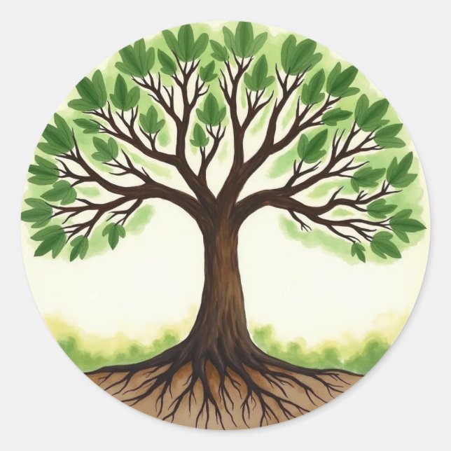 Sticker Rond Tree of Life (Devant)
