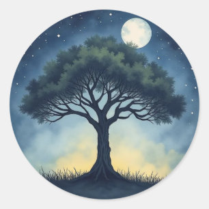 Sticker Rond Tree of Life