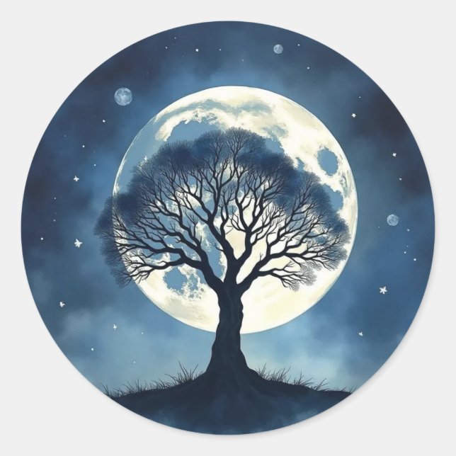 Sticker Rond Tree of Life (Devant)