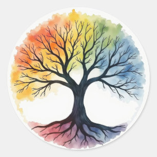 Sticker Rond Tree of Life