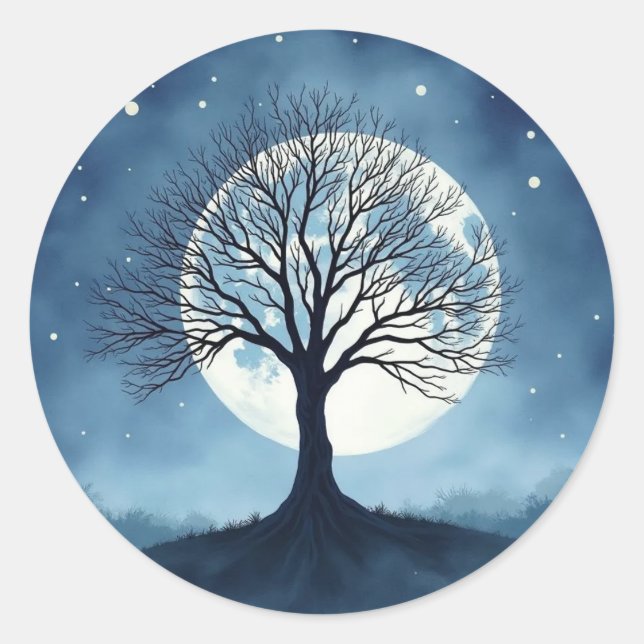 Sticker Rond Tree of Life (Devant)
