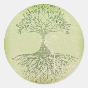 Sticker Rond Tree of Life