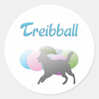 Sticker Rond Treibball