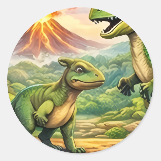 Sticker Rond Très beau design pour  (Devant)