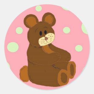 Sticker Rond Très mignon