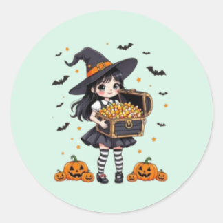 Sticker Rond Trésor de bonbons