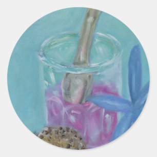 Sticker Rond Trésors de mer