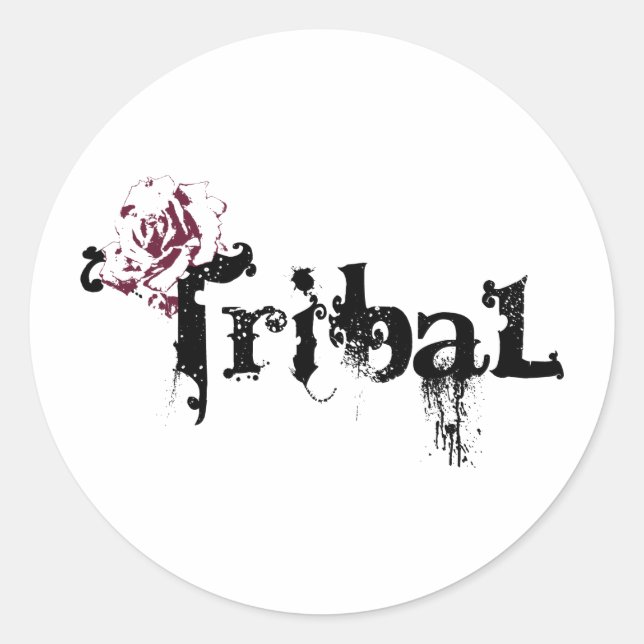 Sticker Rond Tribal (Devant)