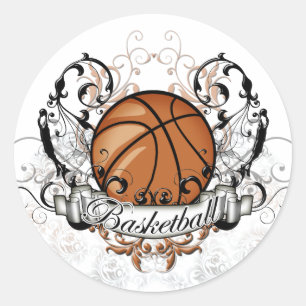 Sticker Rond Tribal de basket